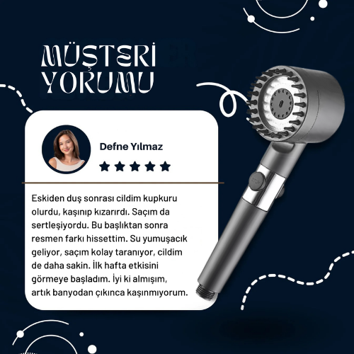 Filtsu™ Filtreli Duş Başlığı
